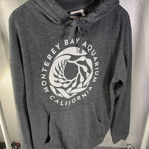 Monterey Bay Aquarium - Charcoal Hoodie - Men’s Large (L)